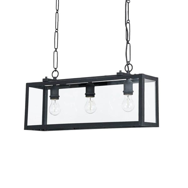 Ideal Lux IGOR Pendelleuchte E27 3-fach dimmbar Schwarz 092881