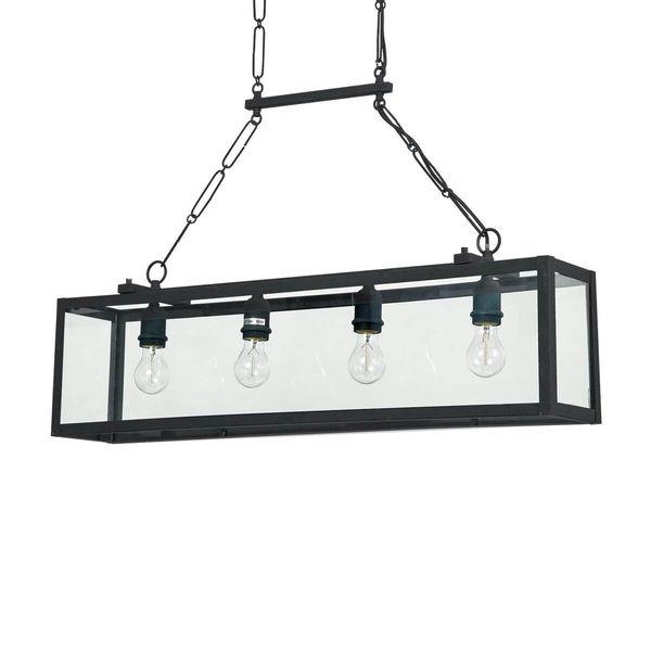 Ideal Lux IGOR Pendelleuchte E27 4-fach dimmbar Schwarz 092942