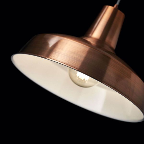 Ideal Lux MOBY Pendelleuchte E27 ⌀350mm dimmbar Kupfer 093697