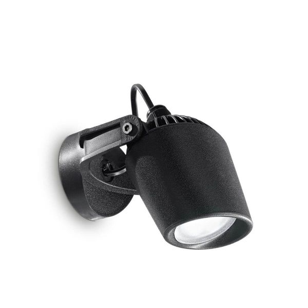 Ideal Lux ELIO GU10 Wandleuchte dimmbar Schwarz IP66 CCT einstellbare Lichtfarbe 096476