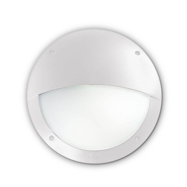 Ideal Lux POLAR Wandleuchte E27 ⌀300mm dimmbar Weiss IP66 096681