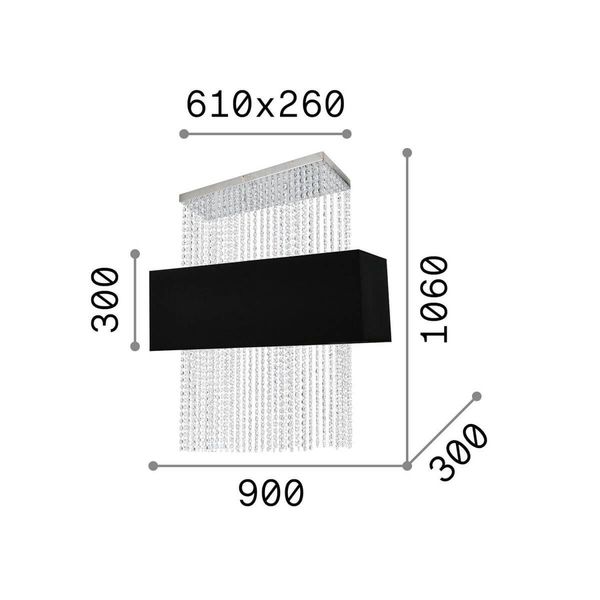 Ideal Lux PHOENIX Pendelleuchte E27 5-fach dimmbar Weiss 099101