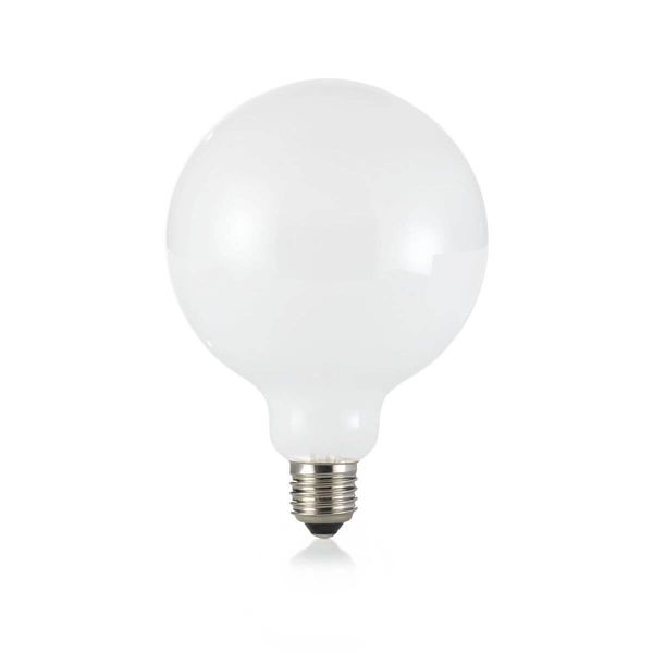 Ideal Lux LAMPADINE E27 Lampe 8W ⌀125mm Weiss 101354