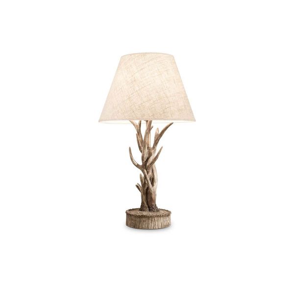 Ideal Lux CHALET Tischleuchte E27 ⌀410mm Beige 128207