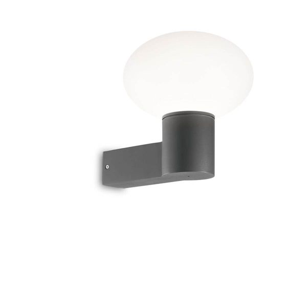 Ideal Lux CLIO Wandleuchte E27 dimmbar Anthrazit IP44 145228