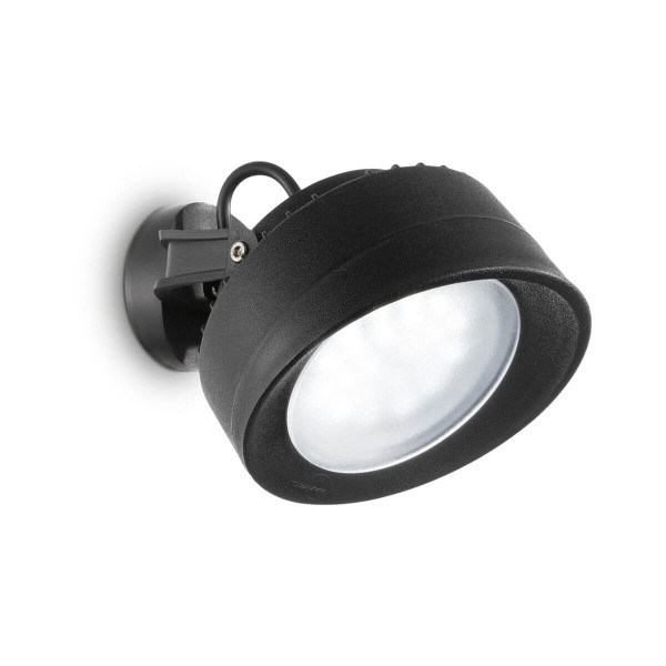 Ideal Lux LITIO GX53 Wandleuchte 10W dimmbar Schwarz IP66 CCT einstellbare Lichtfarbe 145341