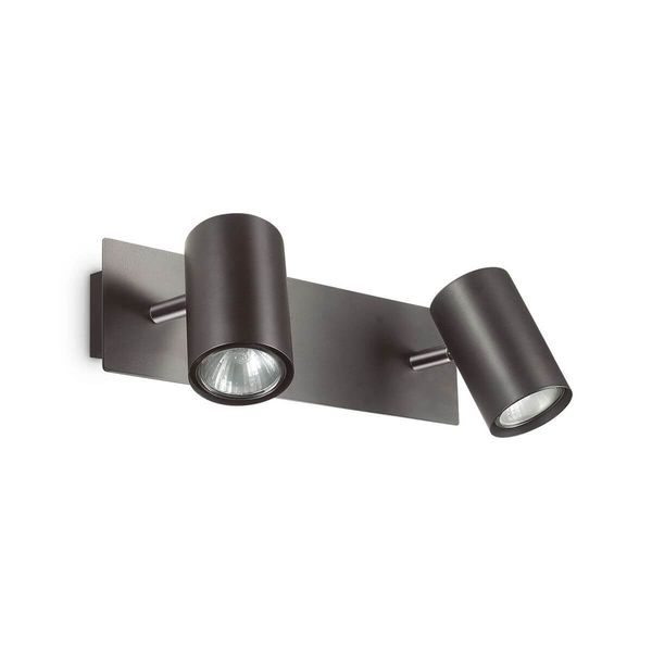 Ideal Lux SPOT Wandleuchte GU10 2-fach dimmbar Schwarz 156743