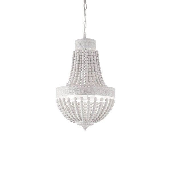 Ideal Lux MONET Pendelleuchte E14 5-fach ⌀400mm dimmbar Weiss 162737