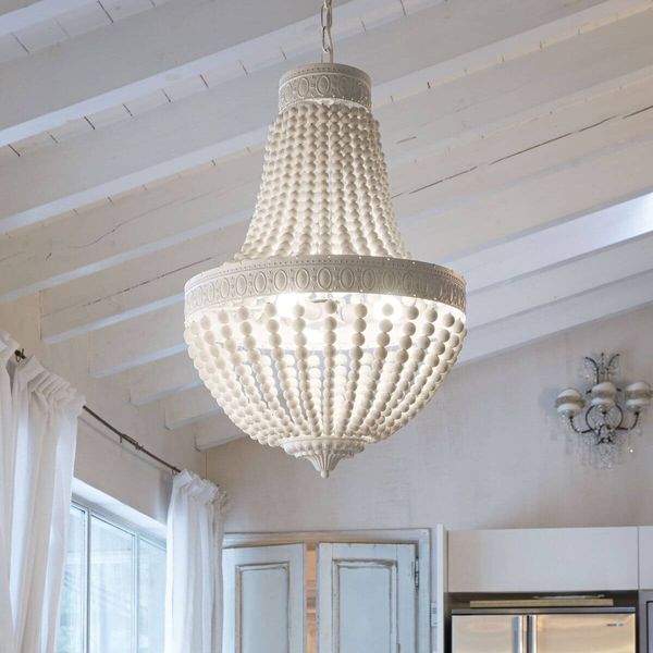 Ideal Lux MONET Pendelleuchte E14 6-fach ⌀500mm dimmbar Weiss 162751