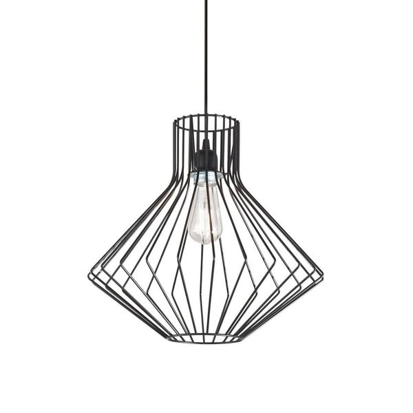 Ideal Lux AMPOLLA Pendelleuchte E27 ⌀395mm dimmbar Schwarz 167497