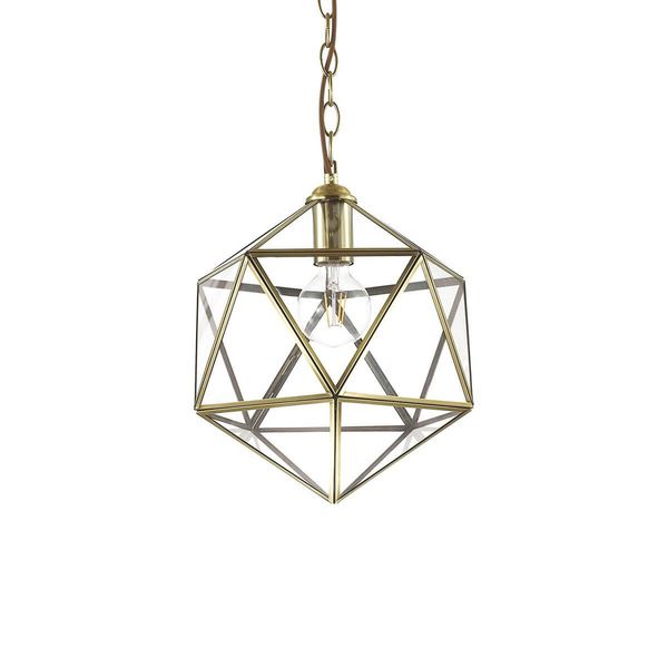 Ideal Lux DECA Pendelleuchte E27 ⌀280mm dimmbar Brüniert 168852