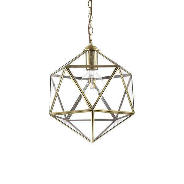 Ideal Lux DECA Pendelleuchte E27 ⌀500mm dimmbar Brüniert 168869