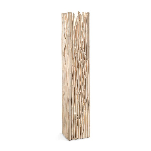 Ideal Lux DRIFTWOOD Stehleuchte E27 2-fach Holz 180946