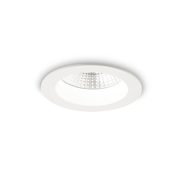 Ideal Lux BASIC LED Einbauleuchte 10W ⌀103mm Weiss neutralweiss 193359