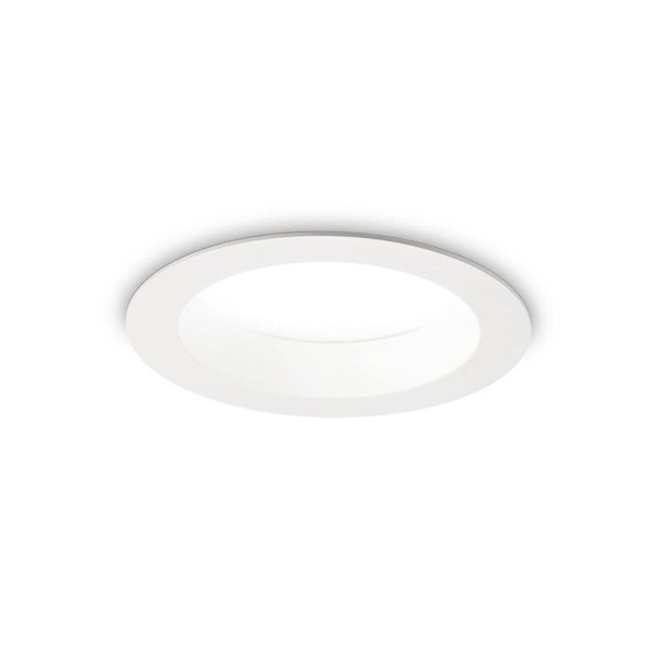 Ideal Lux BASIC LED Einbauleuchte 15W ⌀144mm Weiss neutralweiss 193410