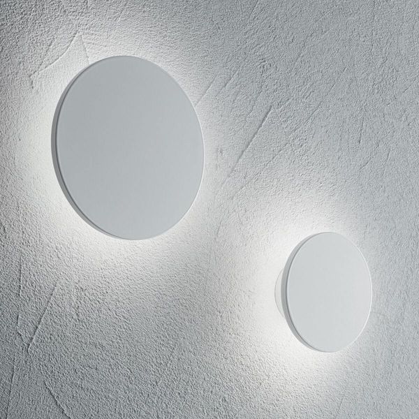 Ideal Lux COVER LED Wandleuchte 9,5W ⌀150mm Weiss warmweiss 195704