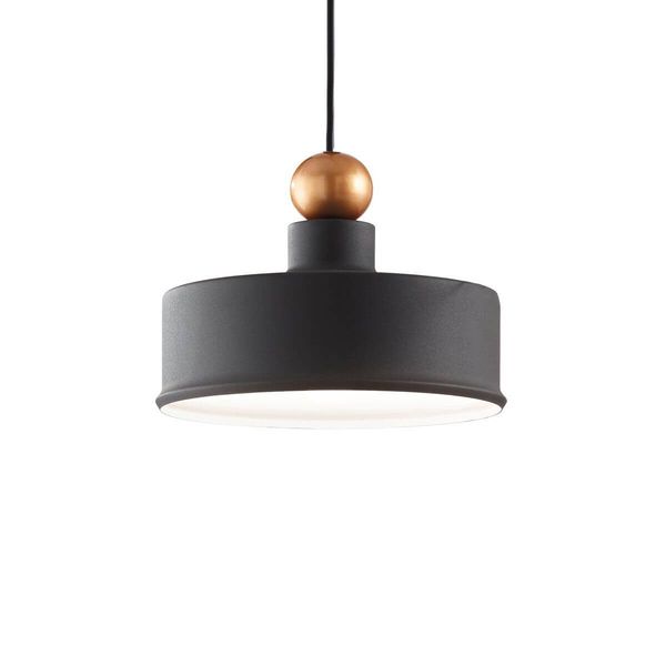 Ideal Lux TRIADE Pendelleuchte E27 ⌀245mm dimmbar Grau 221489