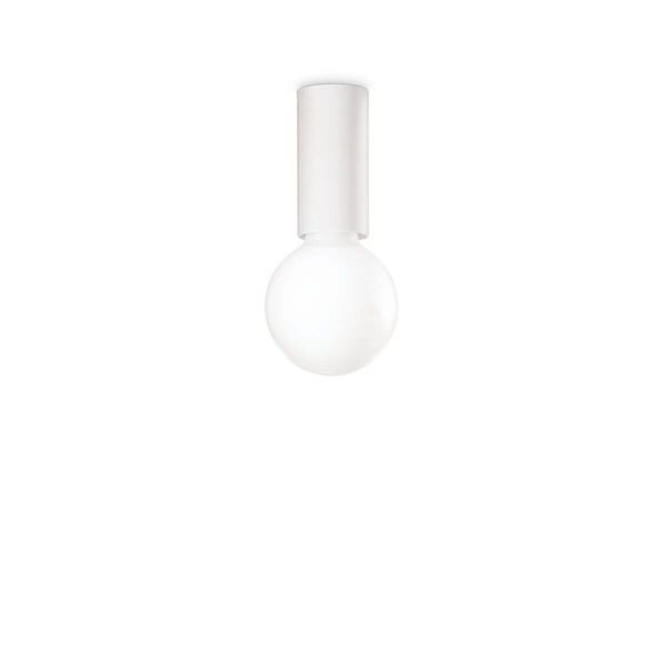 Ideal Lux PETIT E27 Deckenleuchte 8W ⌀50mm dimmbar Weiss warmweiss 232966