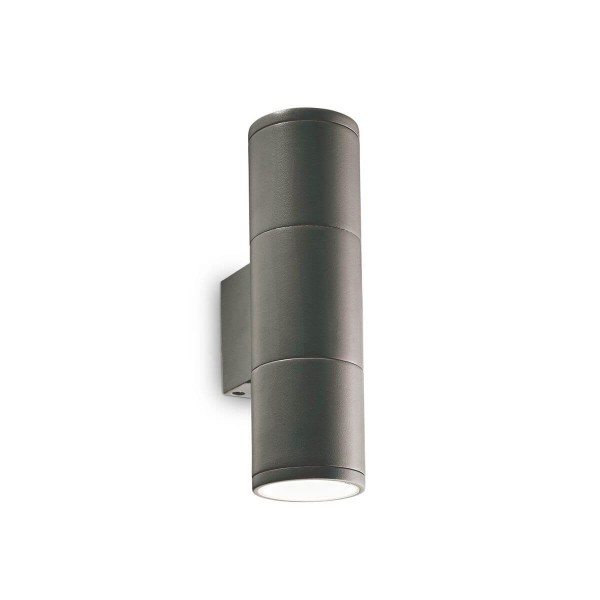 Ideal Lux GUN Wandleuchte GU10 2-fach dimmbar Anthrazit IP44 236841