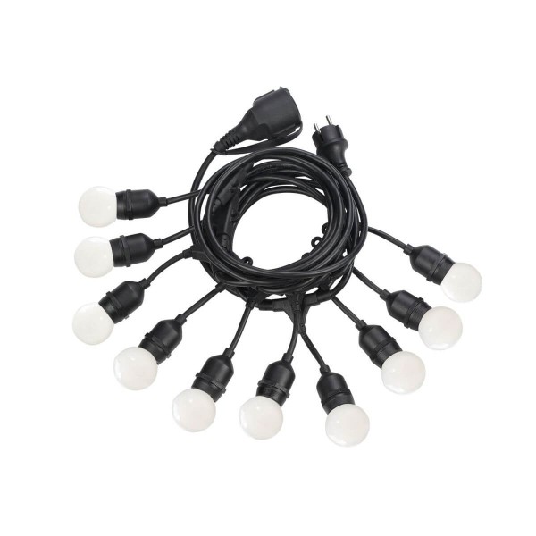 Ideal Lux FIESTA Pendelleuchte E27 10-fach dimmbar Schwarz IP44 246796