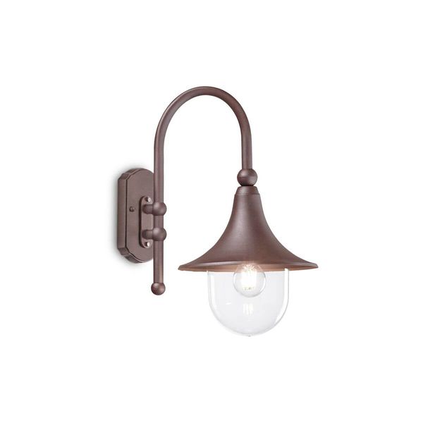 Ideal Lux CIMA Wandleuchte E27 dimmbar Braun IP43 246826