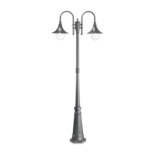 Ideal Lux CIMA Stehleuchte E27 2-fach dimmbar Anthrazit IP43 246833