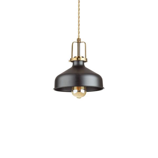 Ideal Lux ERIS Pendelleuchte E27 ⌀330mm dimmbar Schwarz 249063