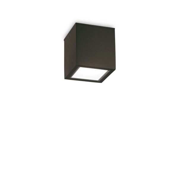 Ideal Lux TECHO Deckenleuchte GU10 dimmbar Schwarz IP54 251578