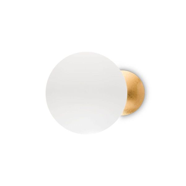 Ideal Lux ECLISSI LED Wandleuchte 11W ⌀300mm Gold warmweiss 259048