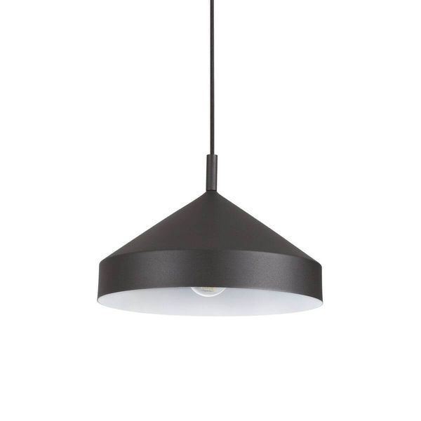 Ideal Lux YURTA Pendelleuchte E27 ⌀300mm dimmbar Schwarz 285139