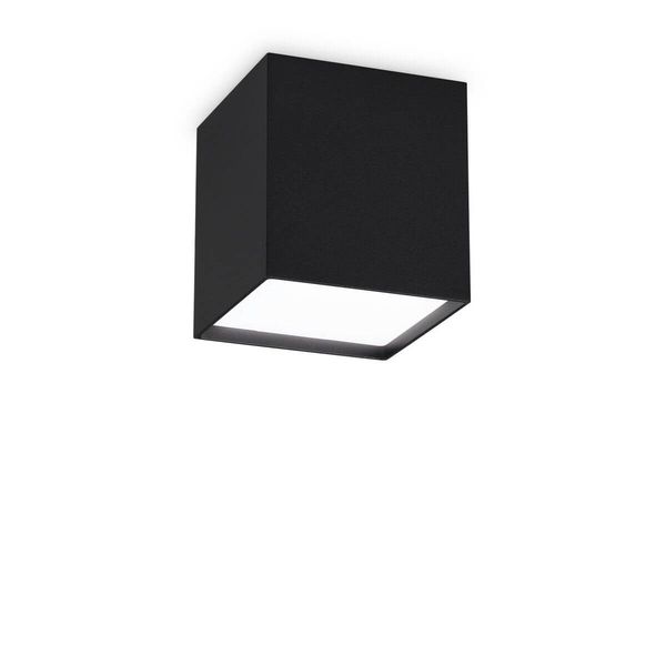 Ideal Lux KUBIKO LED Deckenleuchte 10W Schwarz warmweiss 303314