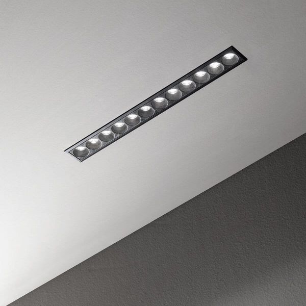 Ideal Lux LIKA LED Einbauleuchte 19W Schwarz warmweiss 305837