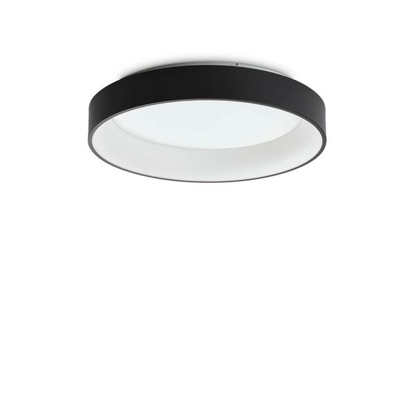 Ideal Lux ZIGGY LED Deckenleuchte 42W ⌀595mm Schwarz warmweiss 307213