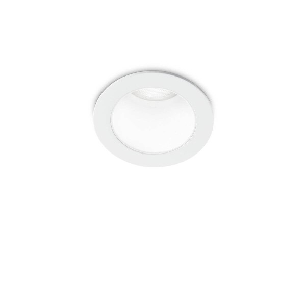 Ideal Lux QUARK LED Einbauleuchte 5W ⌀40mm Weiss warmweiss 307756