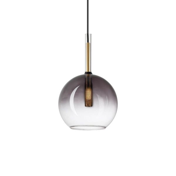 Ideal Lux EMPIRE G9 Pendelleuchte ⌀180mm dimmbar Chromrauchglas warmweiss 309811