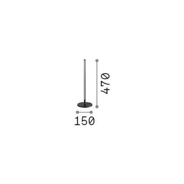 Ideal Lux FILO LED Tischleuchte 10,5W ⌀150mm Messing warmweiss 310121