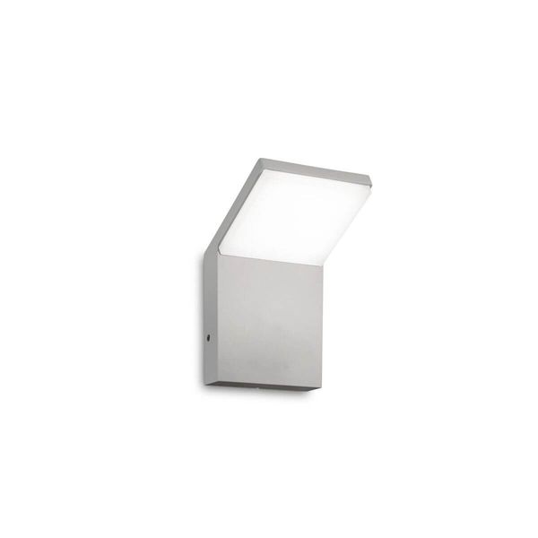 Ideal Lux STYLE LED Wandleuchte 9W Grau IP54 neutralweiss 322643