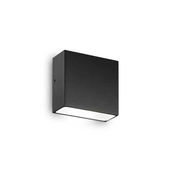 Ideal Lux TETRIS-1 Wandleuchte G9 dimmbar Schwarz IP44 326955