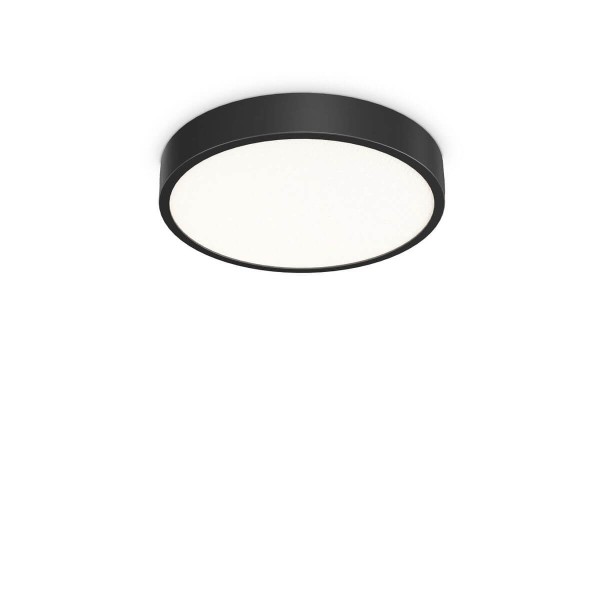 Ideal Lux RAY LED Deckenleuchte 26W ⌀400mm Schwarz IP44 CCT einstellbare Lichtfarbe 327600