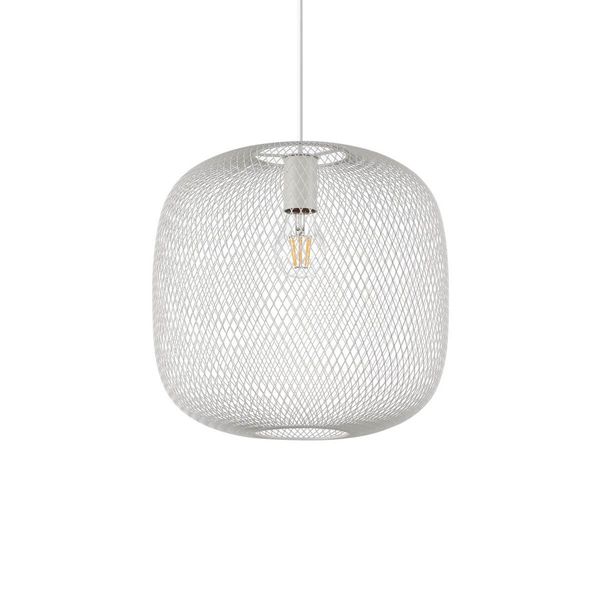 Ideal Lux NET Pendelleuchte E27 ⌀340mm dimmbar Weiss 328133