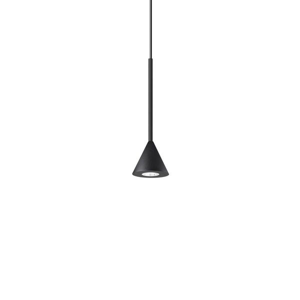 Ideal Lux ARCHIMEDE LED Pendelleuchte 4W ⌀90mm Schwarz warmweiss 328348