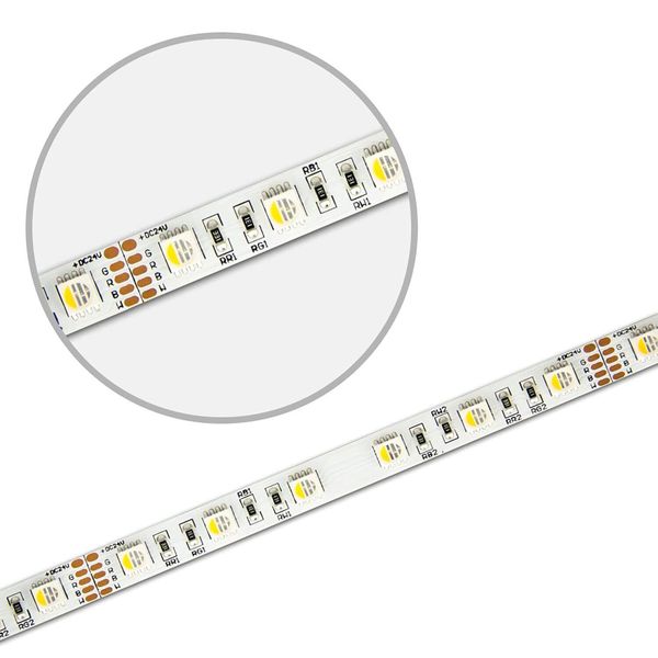 ISOLED LED SIL RGB+WW Flexband Streifen, 24V, 19W, IP20, 4in1 Chip, 60 LED/m