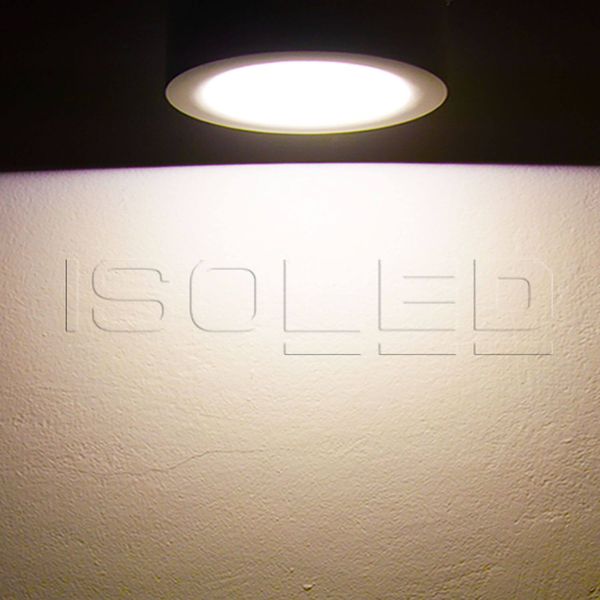 ISOLED LED Aufbauleuchte LUNA 18W, weiß, indirektes Licht, warmweiß