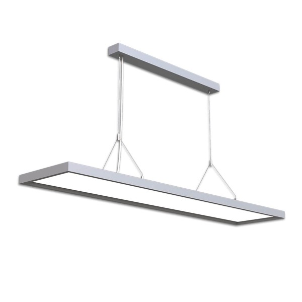 ISOLED LED Office Pro Pendelleuchte Up+Down, 20+40W, silber, UGR19, 4000K, 1-10V dimmbar