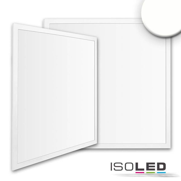 ISOLED LED Panel Business Line 600 UGR<19 2H/2H, 36W, Rahmen weiß RAL 9016, neutralweiß