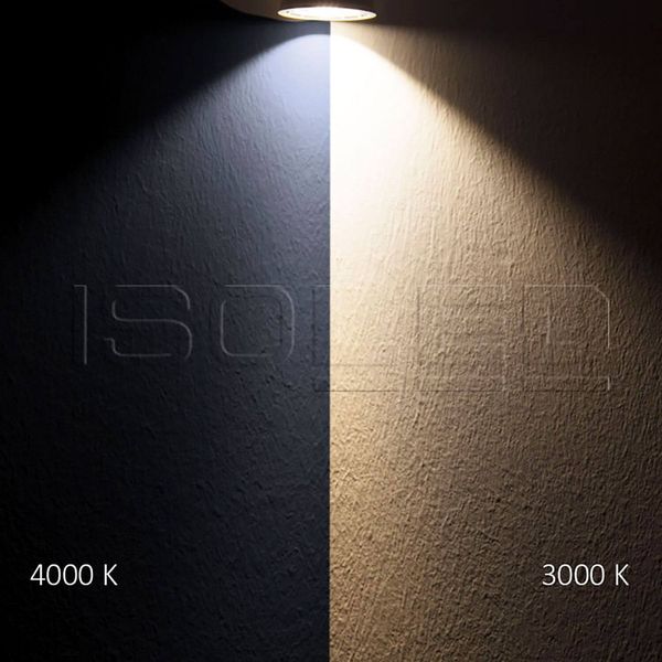 ISOLED LED Einbaustrahler Sys-90, 12W, ColorSwitch 3000/4000K, dimmbar (exkl. Cover)