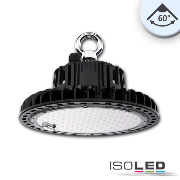 ISOLED LED Hallenleuchte FL 120W, IK10, IP65 kaltweiß, 60°, 1-10V dimmbar