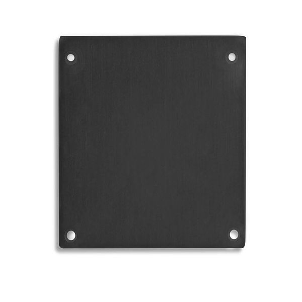 ISOLED Endkappe E69 Alu schwarz für LAMP30, 2 STK, inkl. Schrauben