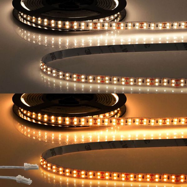 ISOLED LED CRI919/940 MiniAMP Flexband Streifen, 24V, 20W, IP20, weißdyn., 250cm, Kabel beds. + maleAMP, 4S0 LED/m