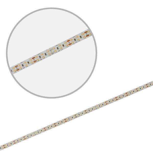 ISOLED LED CRI919/940 MiniAMP Flexband Streifen, 24V, 20W, IP20, weißdyn., 250cm, Kabel beds. + maleAMP, 4S0 LED/m